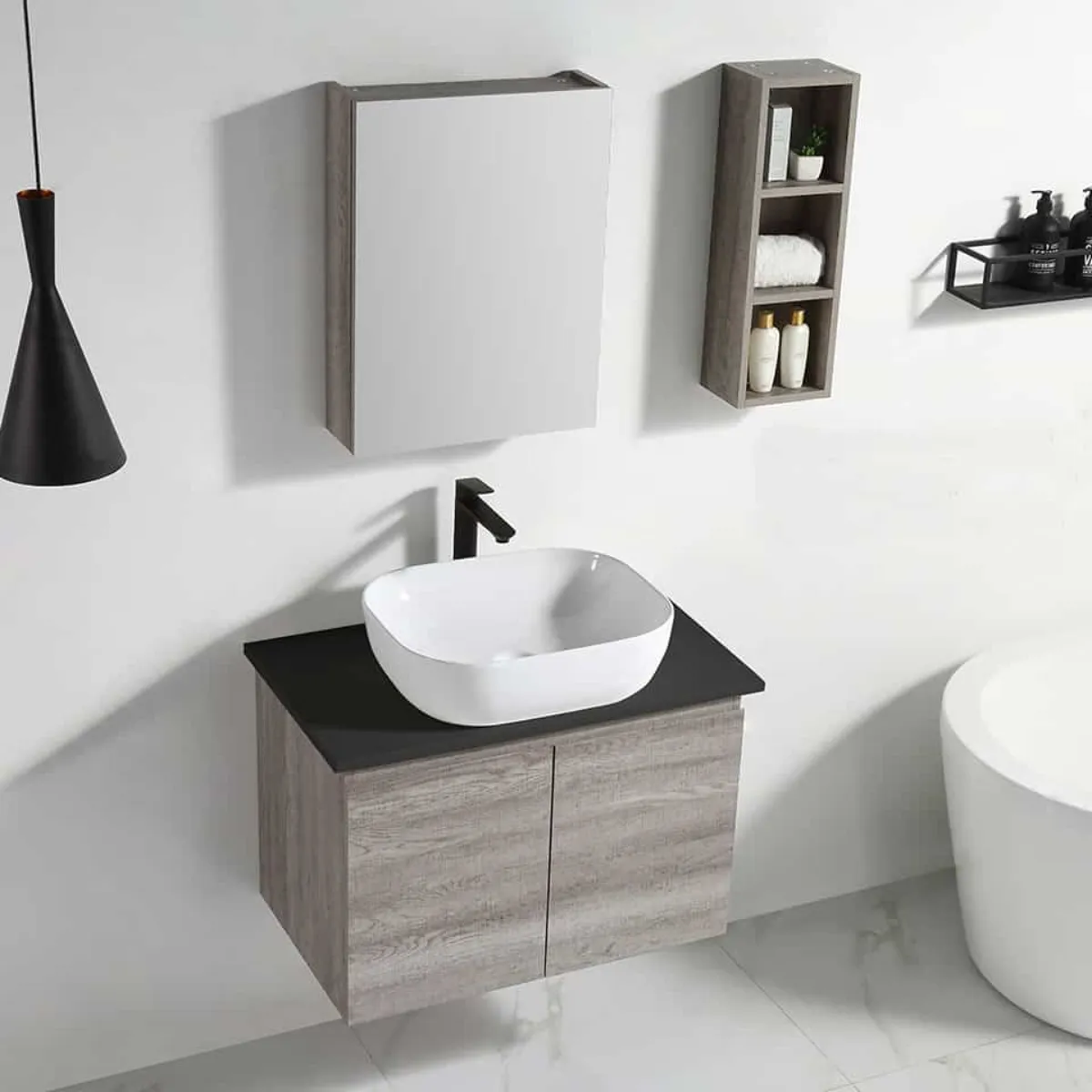 Nexus PVC Cabinet with Countertop 760mm (5 Colours)